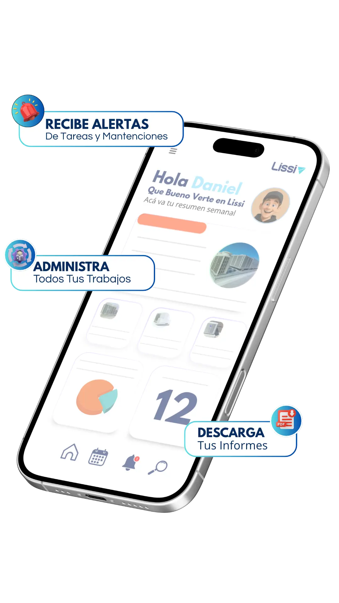 Lissi Software HVAC-R - Interfaz de la aplicación